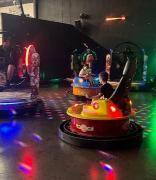 bumper car fun at country junction