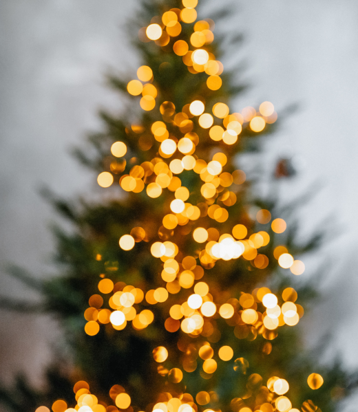 christmas village tree